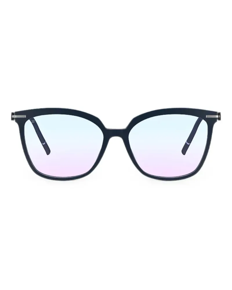 Silhouette Vibrant Horizon Cat-Eye-Brille - Blau Blau