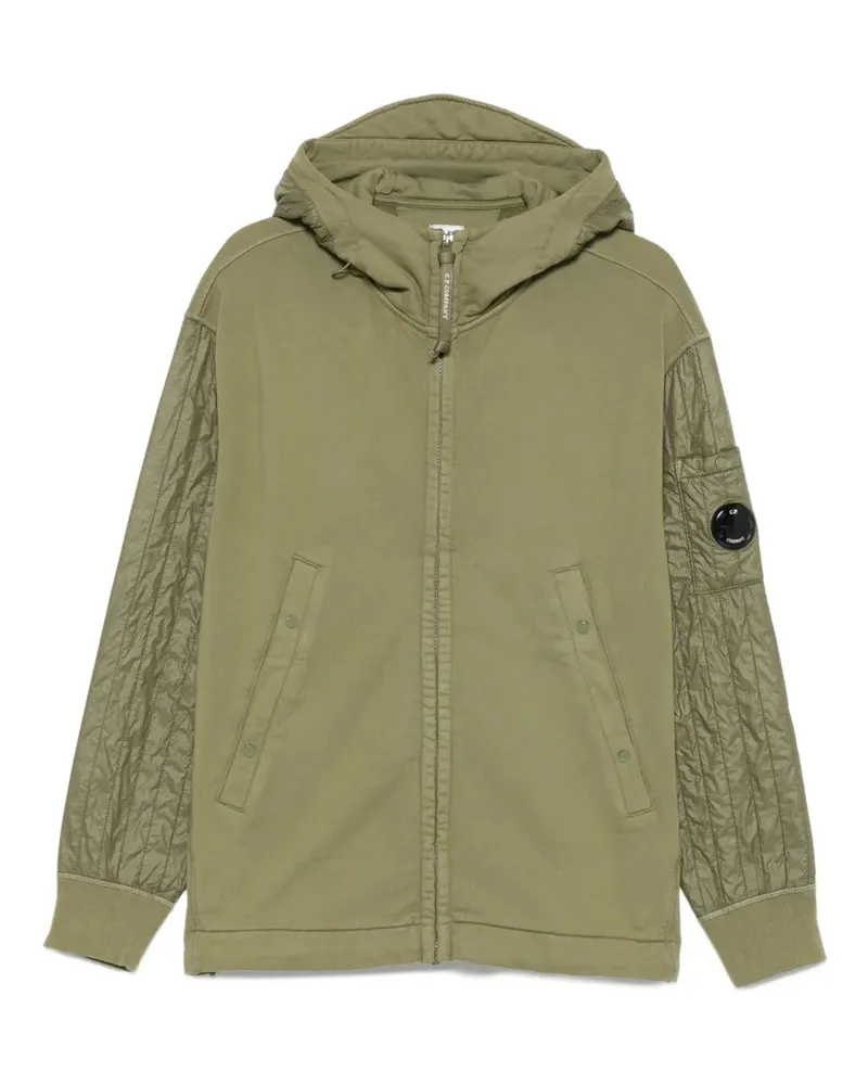 C.P. Company Kapuzenjacke mit gesteppten Ärmeln - Grün Grün