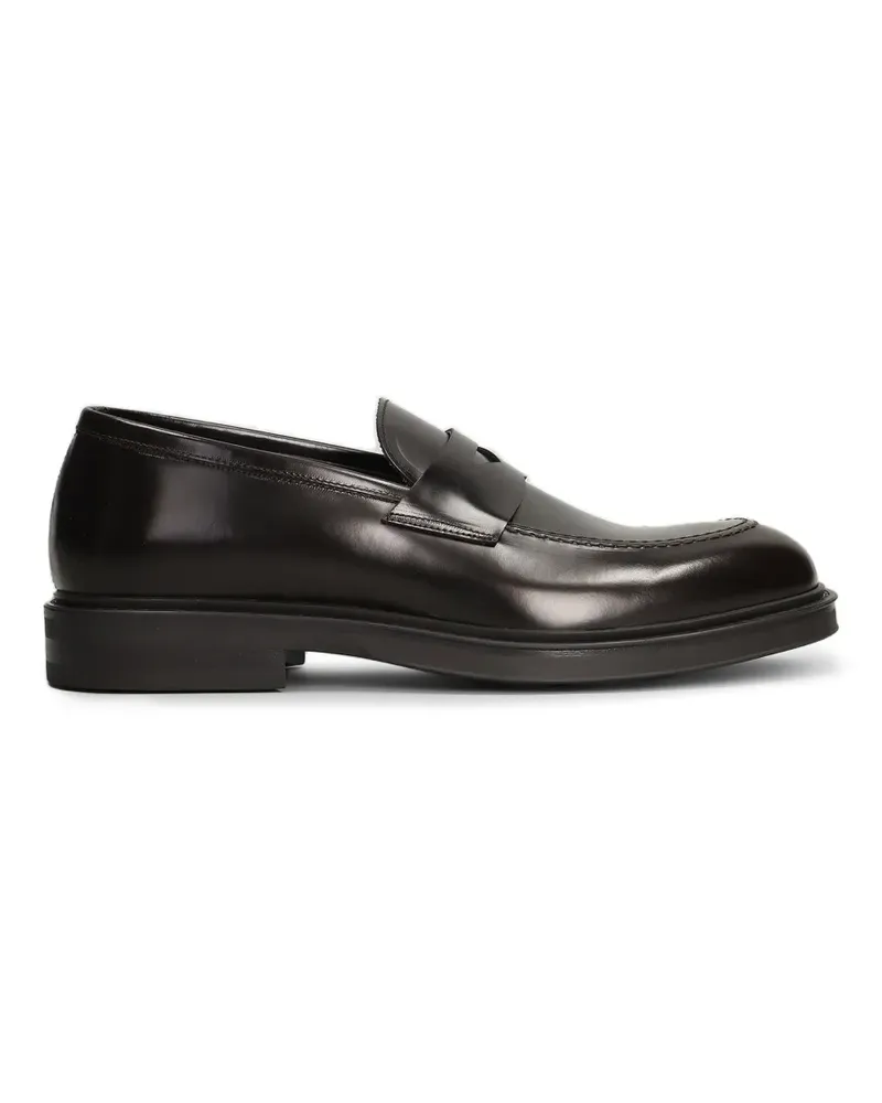 Green George Penny-Loafer aus Leder - Braun Braun