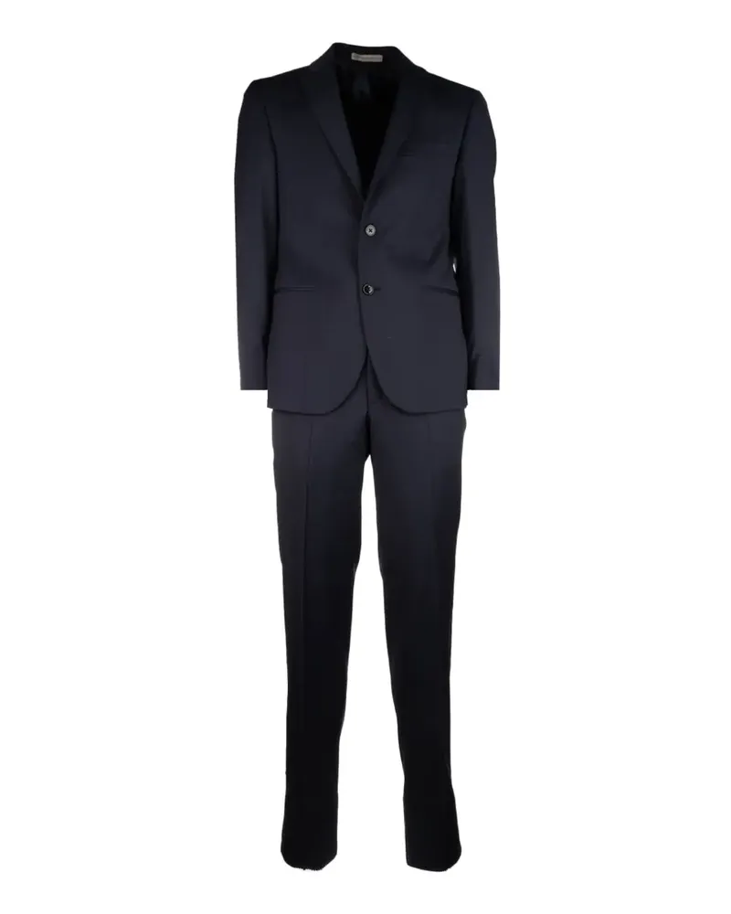 Corneliani single-breasted notch-lapel suit - Blau Blau