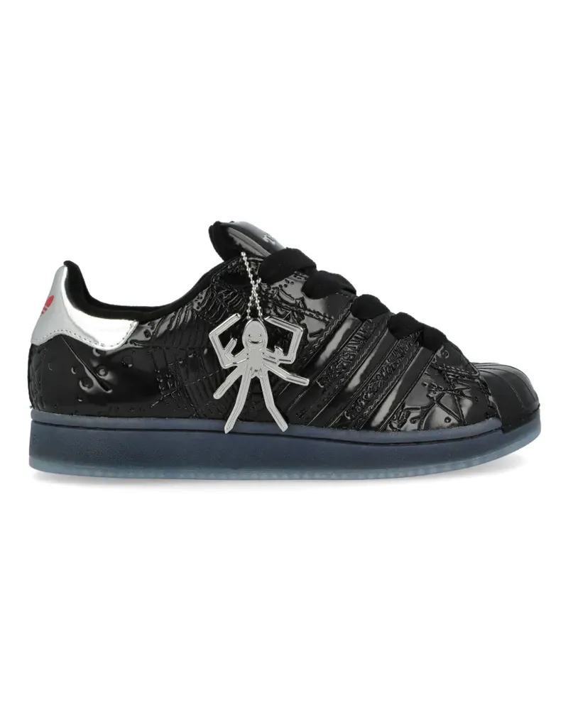 adidas x Sp5der Superstar embossed sneakers - Schwarz Schwarz