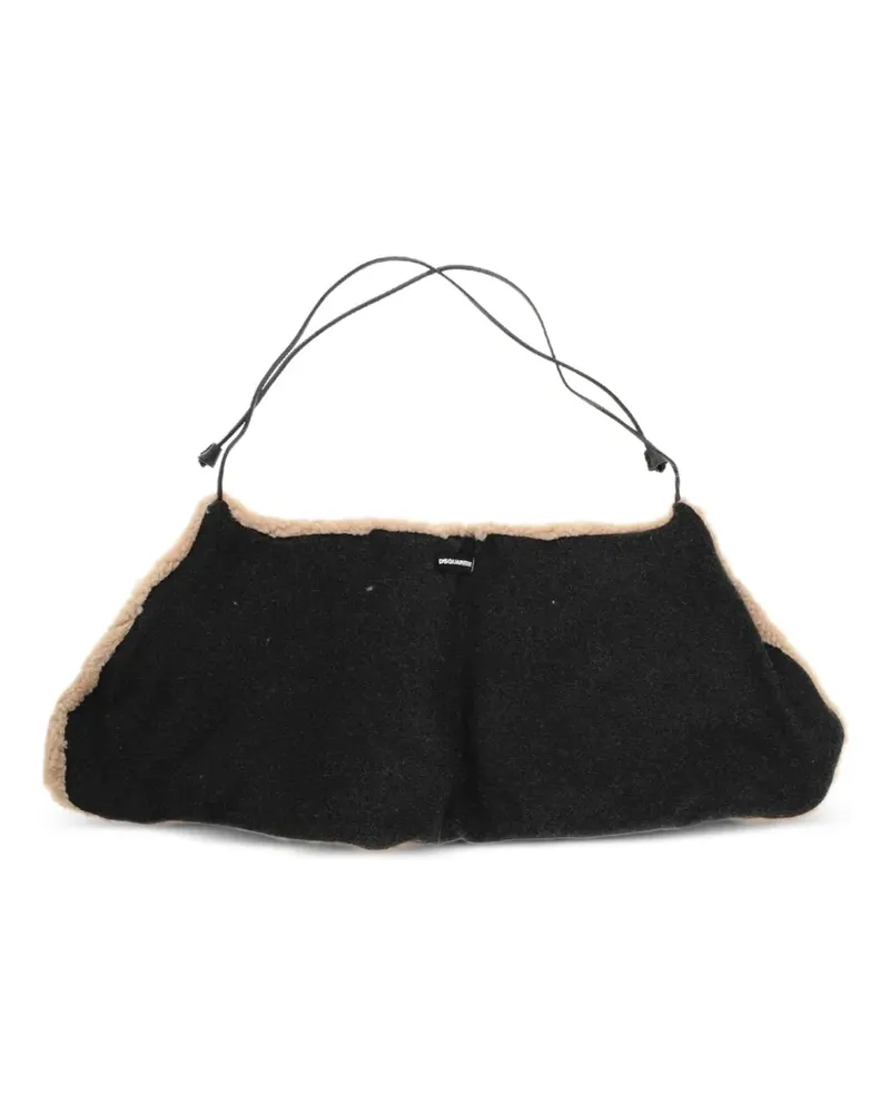 Dsquared2 Schal aus Faux Fur mit Kordelzug - Nude Nude