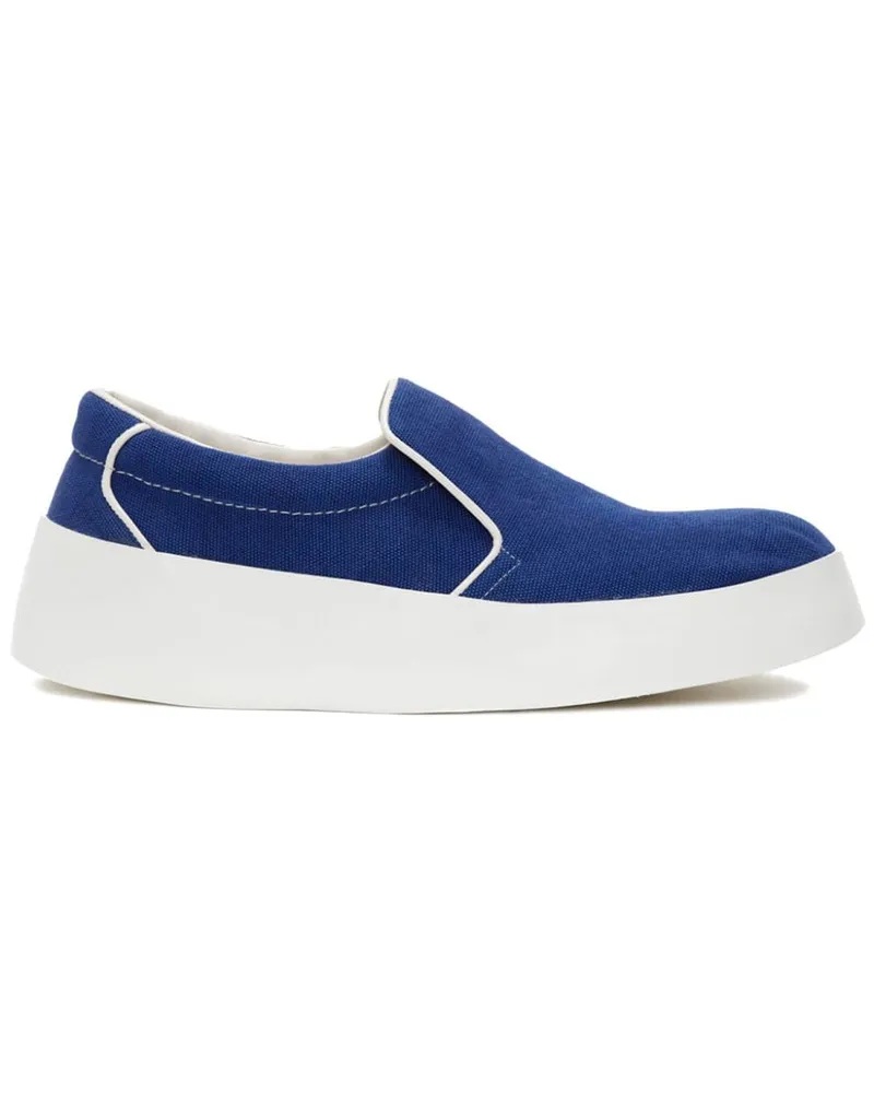 J.W.Anderson Loafer mit runder Kappe Blau