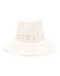 Stella McCartney Fischerhut mit Logo Nude