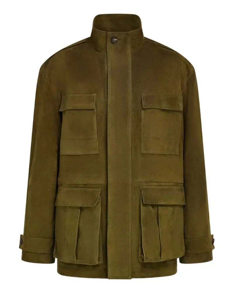 Ferragamo suede safari jacket - Grün Grün
