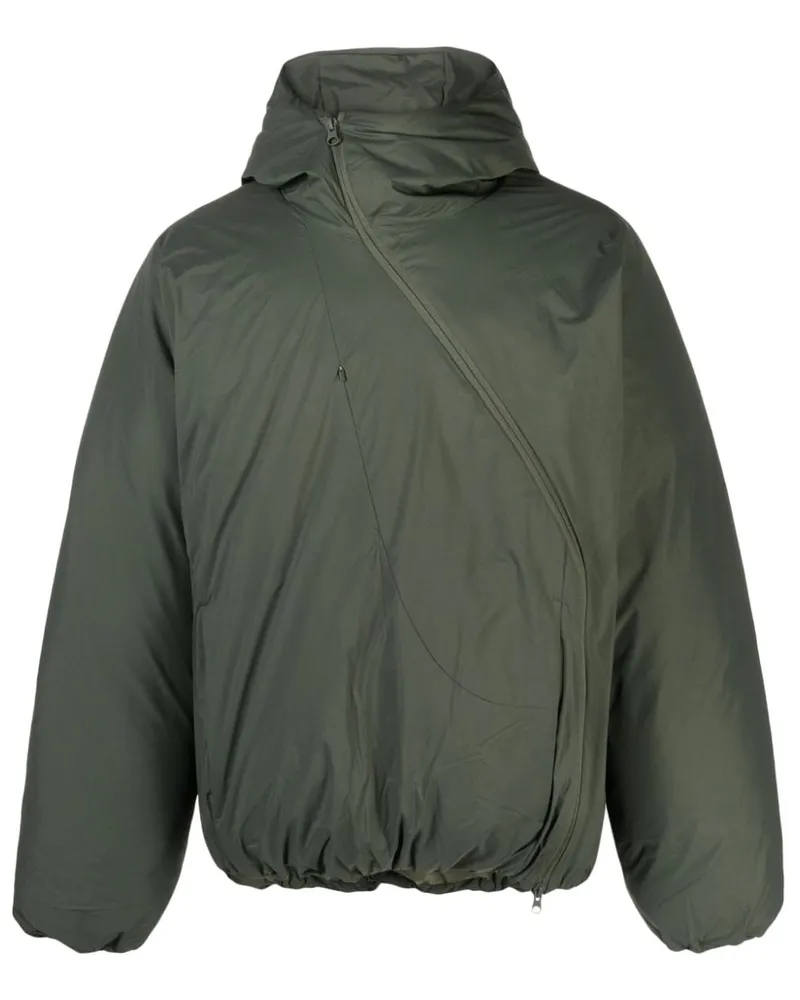 Post Archive Faction Asymmetrische 5.1 Daunenjacke - Grün Grün