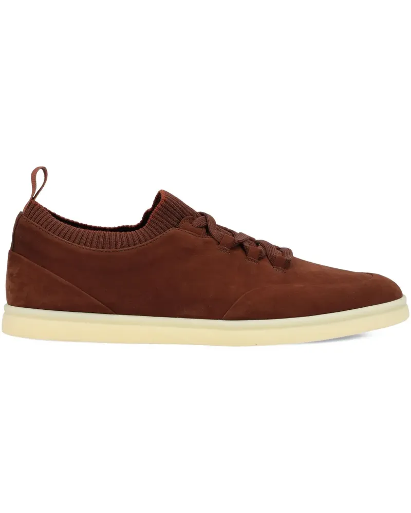 Loro Piana Sneakers mit gestricktem Kragen - Braun Braun