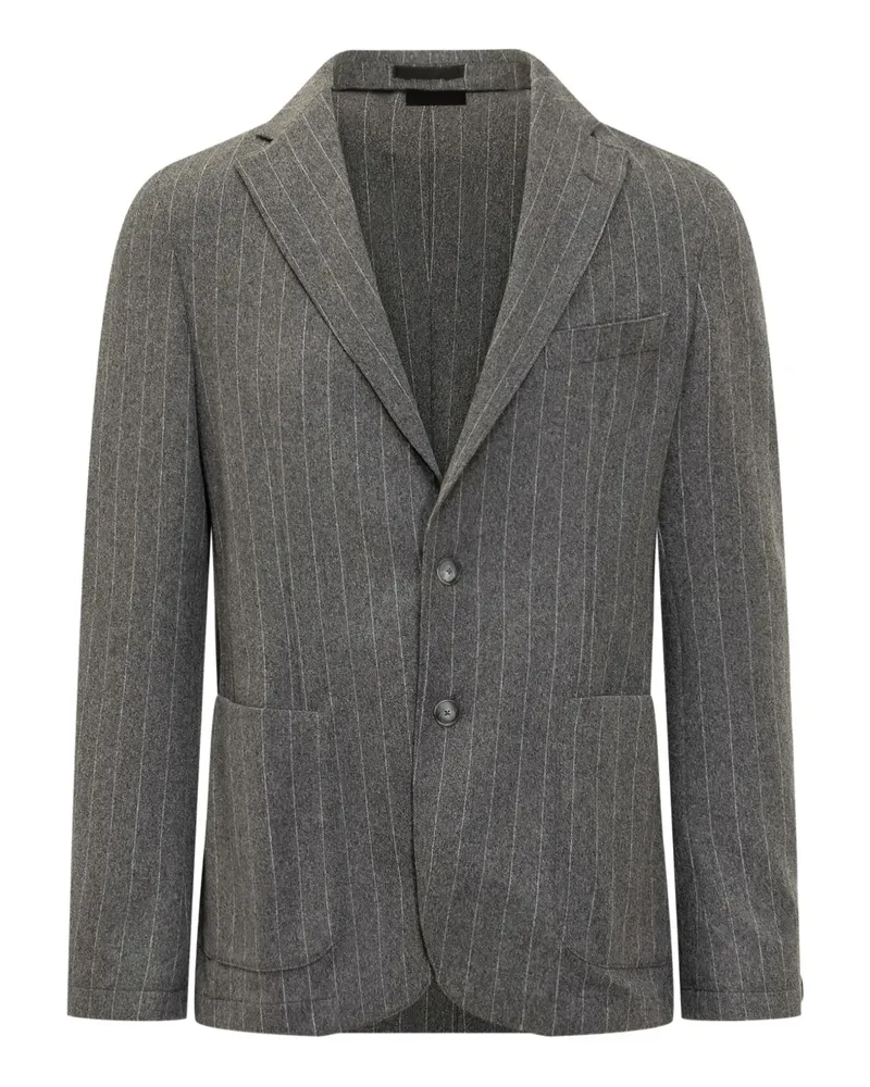HUGO BOSS striped blazer - Grau Grau