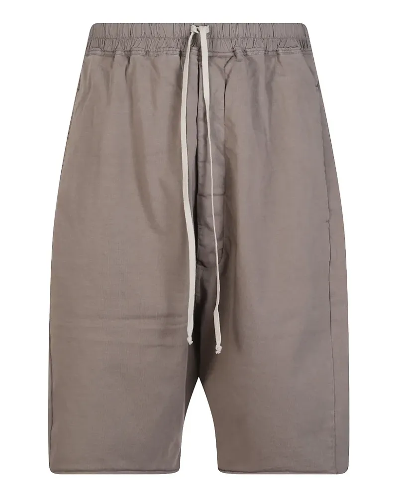 DRKSHDW by Rick Owens dropped-crotch drawstring shorts - Grau Grau