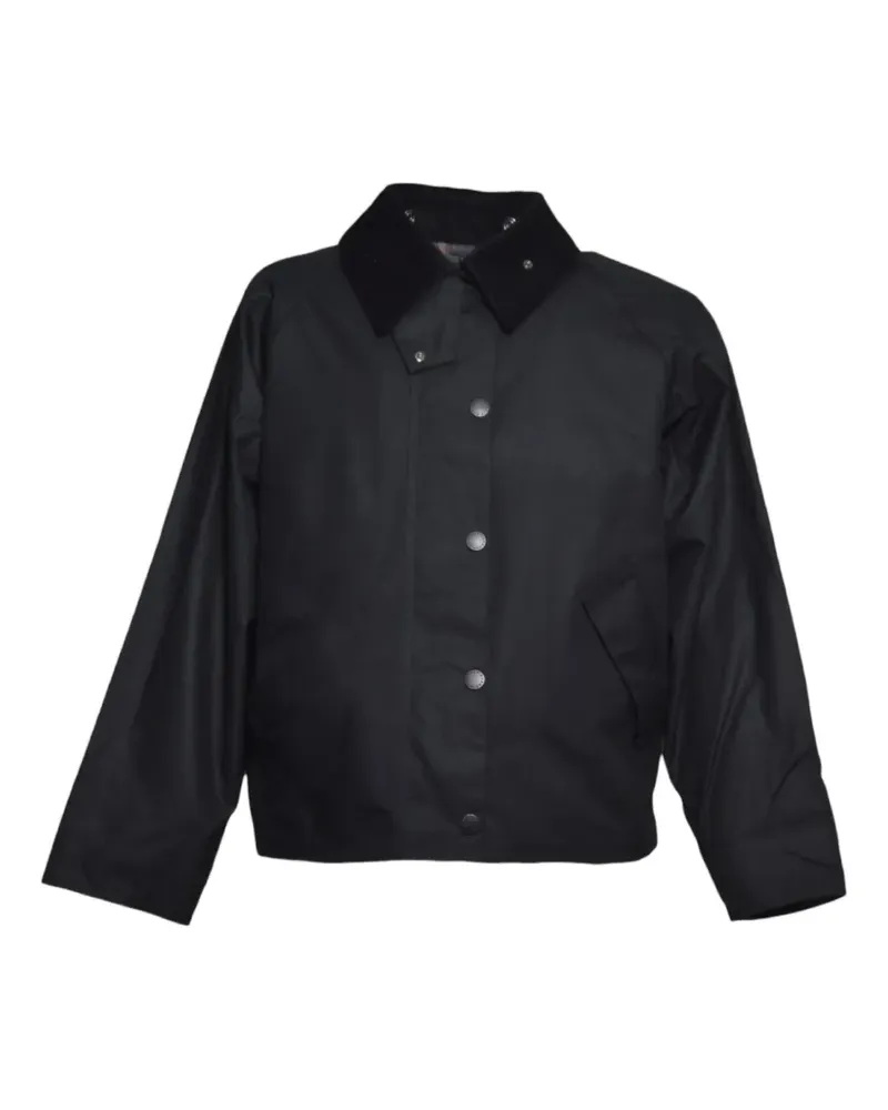 Barbour Gewachste Transport Jacke - Schwarz Schwarz