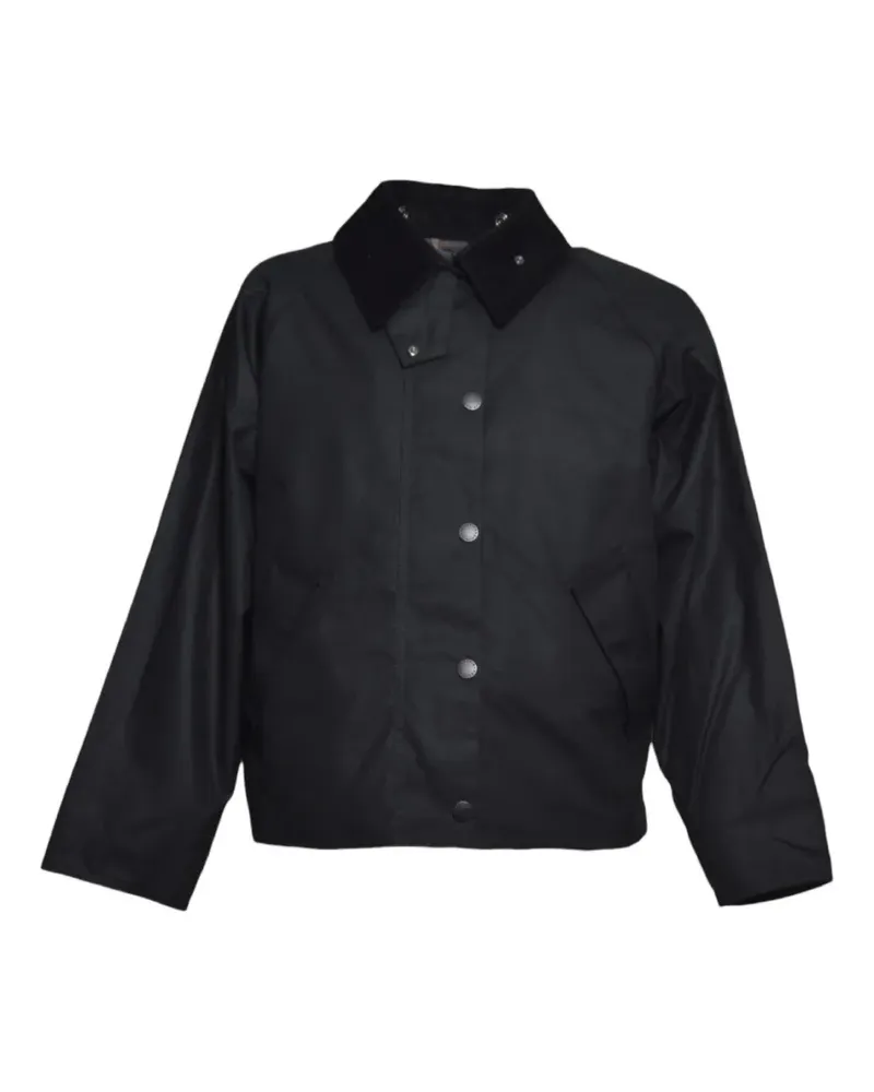 Barbour Transport waxed jacket - Schwarz Schwarz