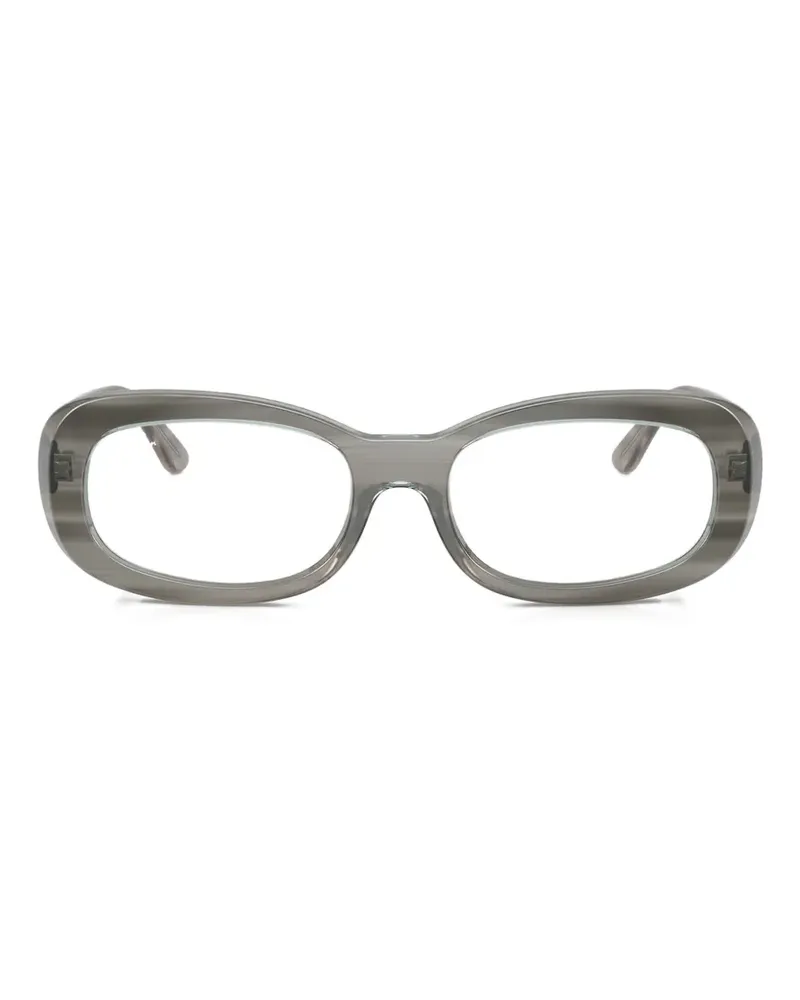 Ray Ban Brille mit ovalem Gestell - Grau Grau