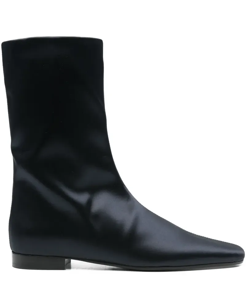 Totême satin ankle boots - Blau Blau