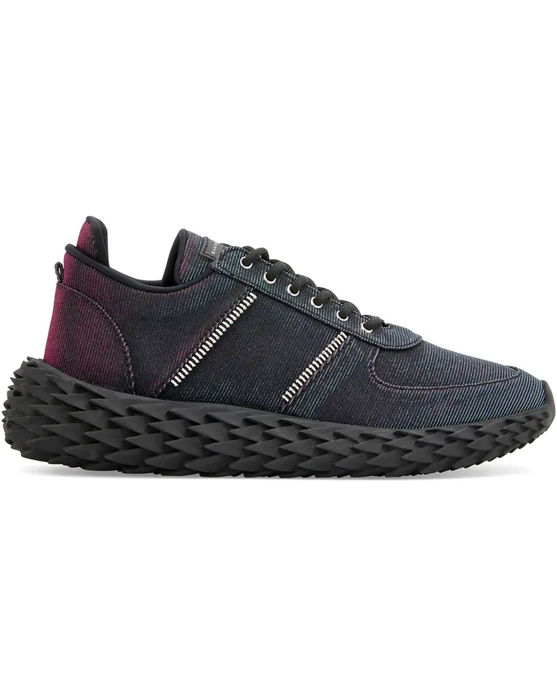 Giuseppe Zanotti Urchin' Metallic-Sneakers - Blau Blau