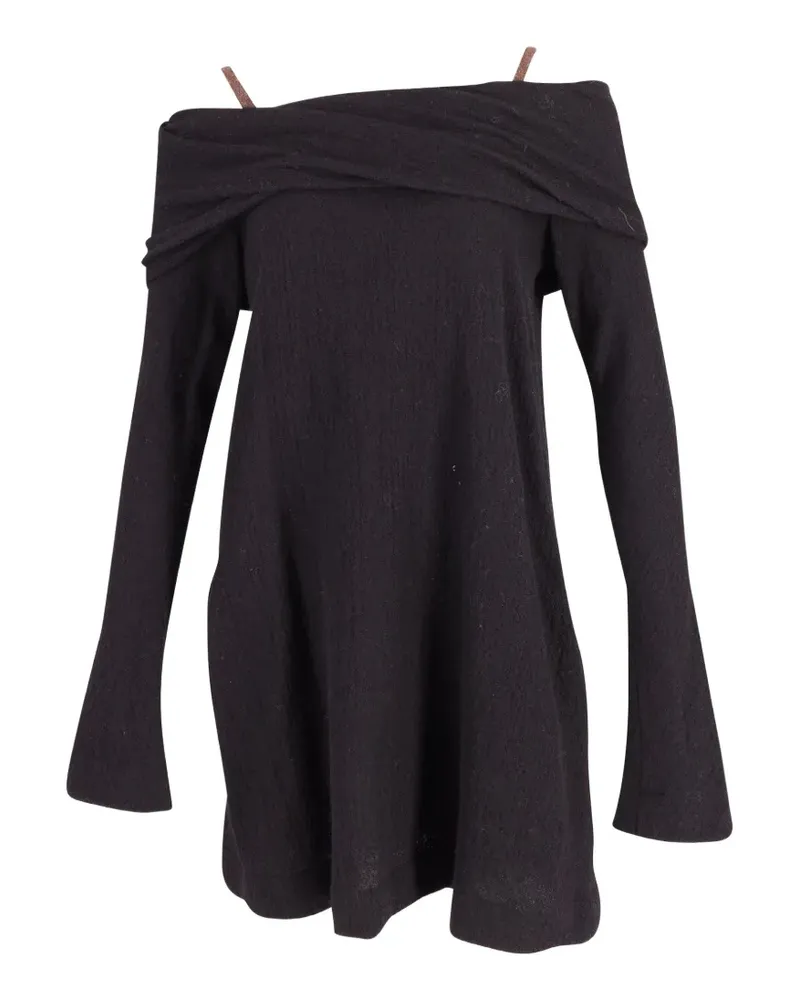 Isa Arfen off-shoulder mini dress - Schwarz Schwarz