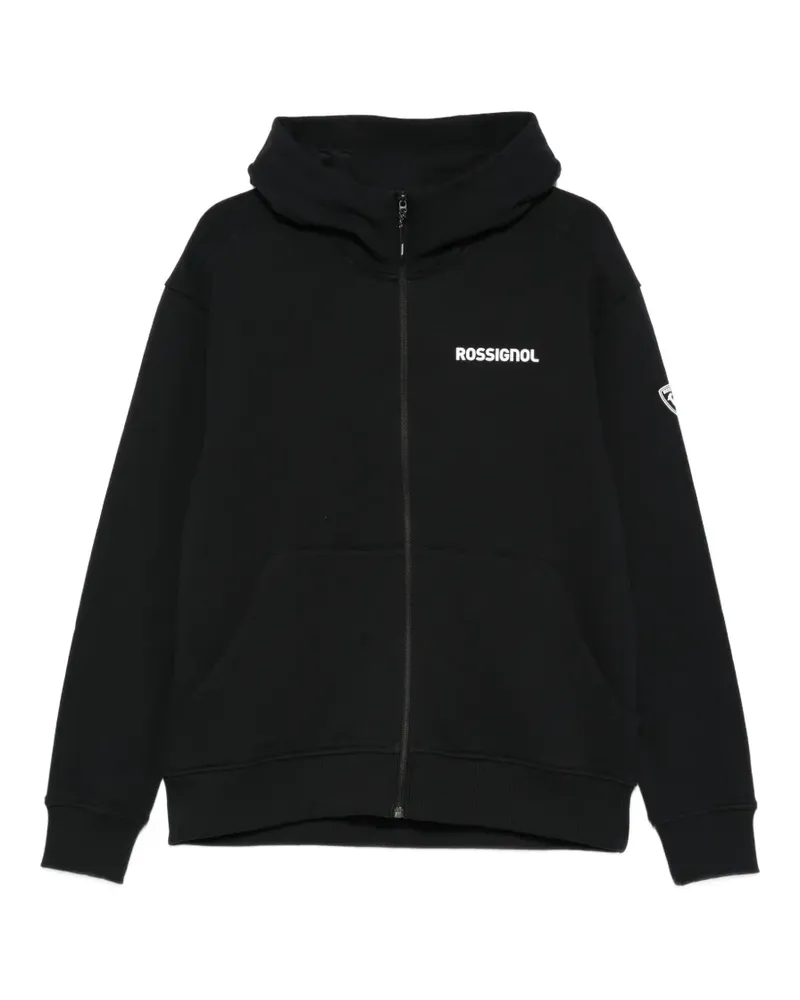 Rossignol logo full-zip hoodie - Schwarz Schwarz