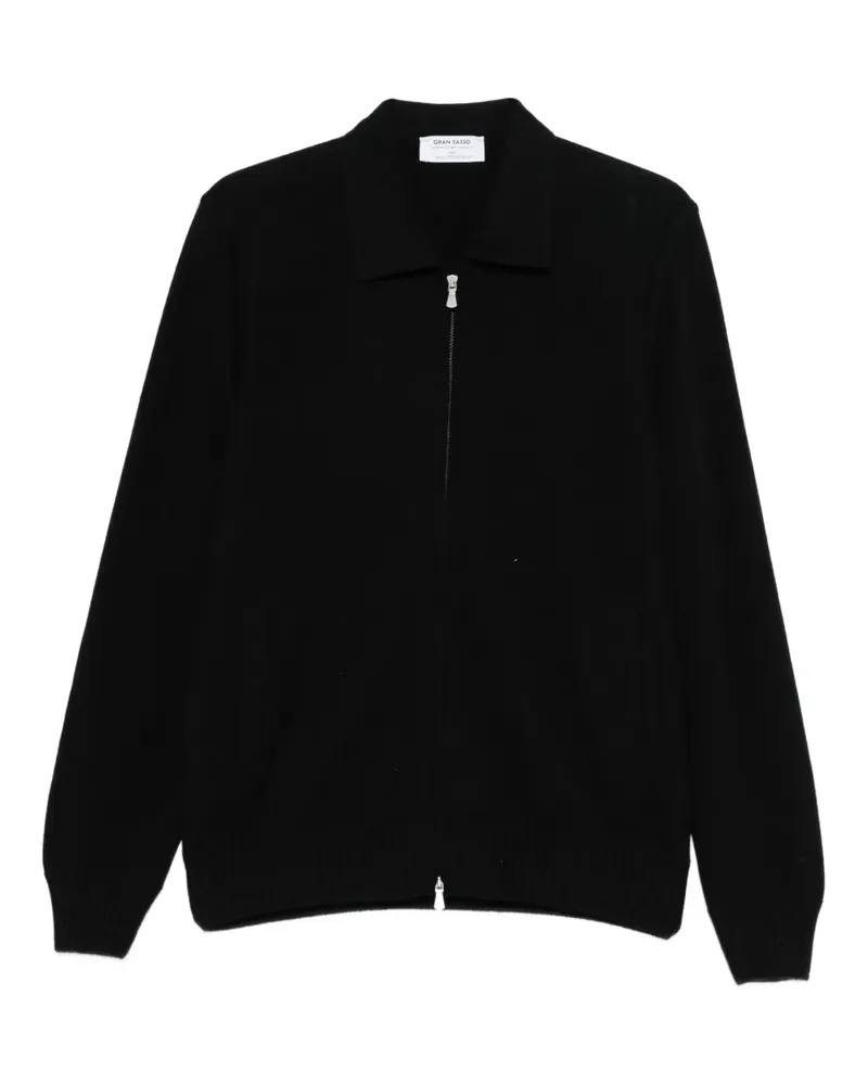 Gran Sasso Cardigan mit Reißverschluss - Schwarz Schwarz