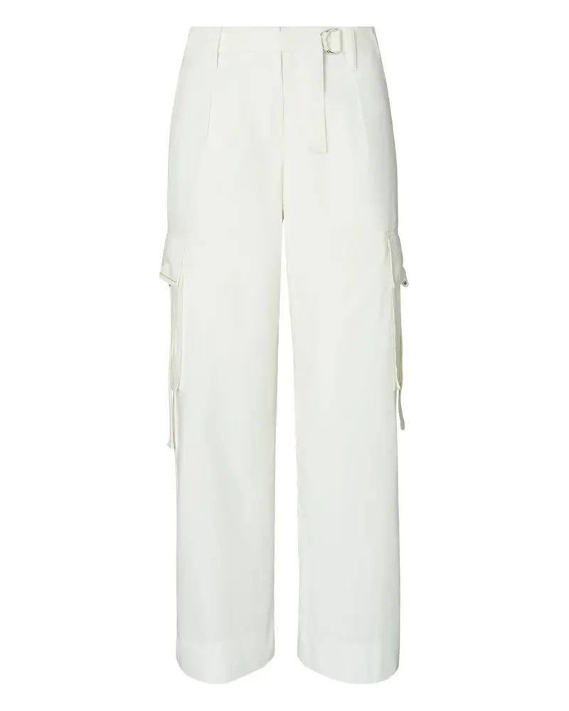 Tory Burch Cargohose mit Gürtel - Weiß Weiß