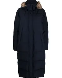 Ralph Lauren Parka mit verdecktem Verschluss Blau