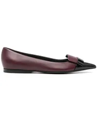 Sergio Rossi SR1 Ballerinas Rot