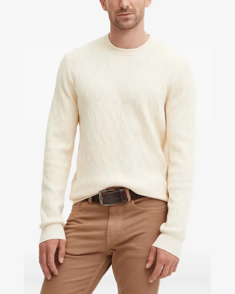 Guess Strukturierter Pullover - Nude Nude