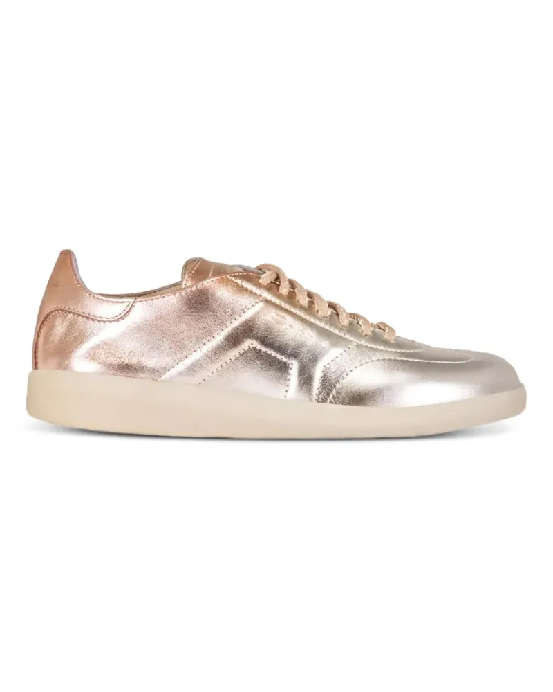 Santoni Sneakers in Metallic-Optik - Gold Gold
