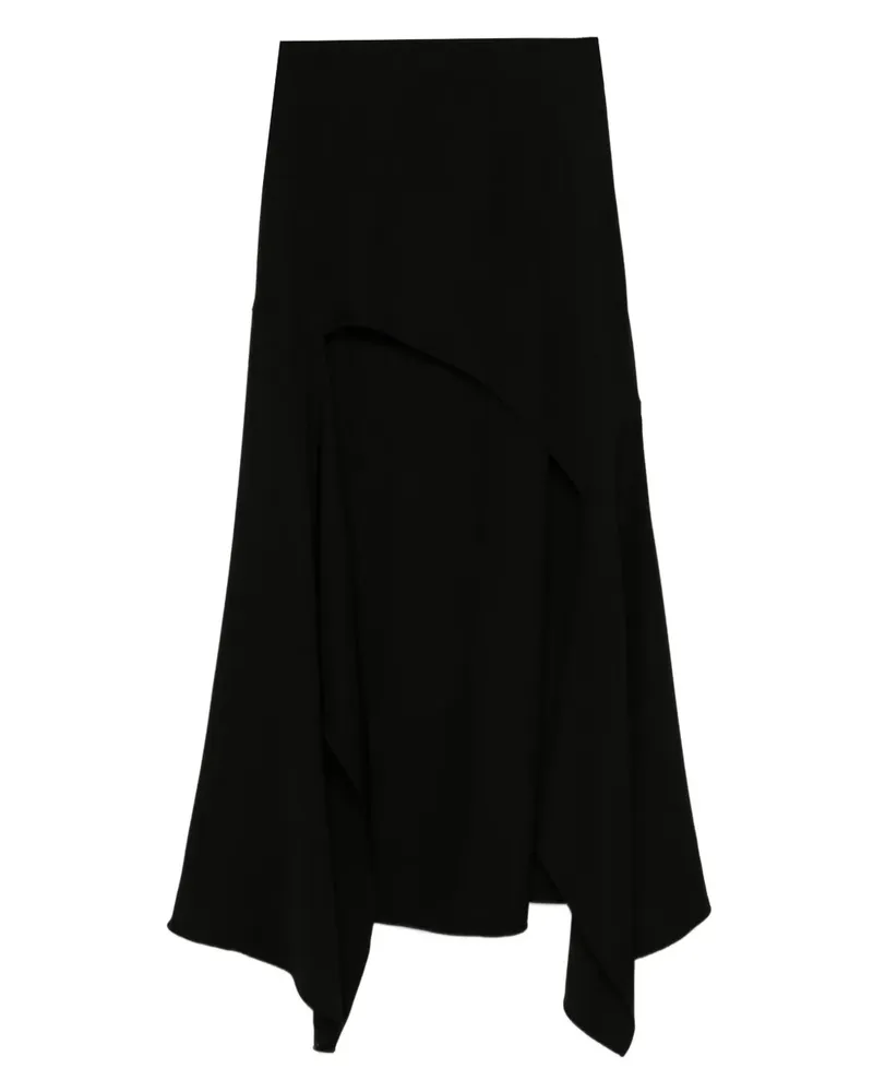 Thierry Mugler Asymmetrischer Rock - Schwarz Schwarz