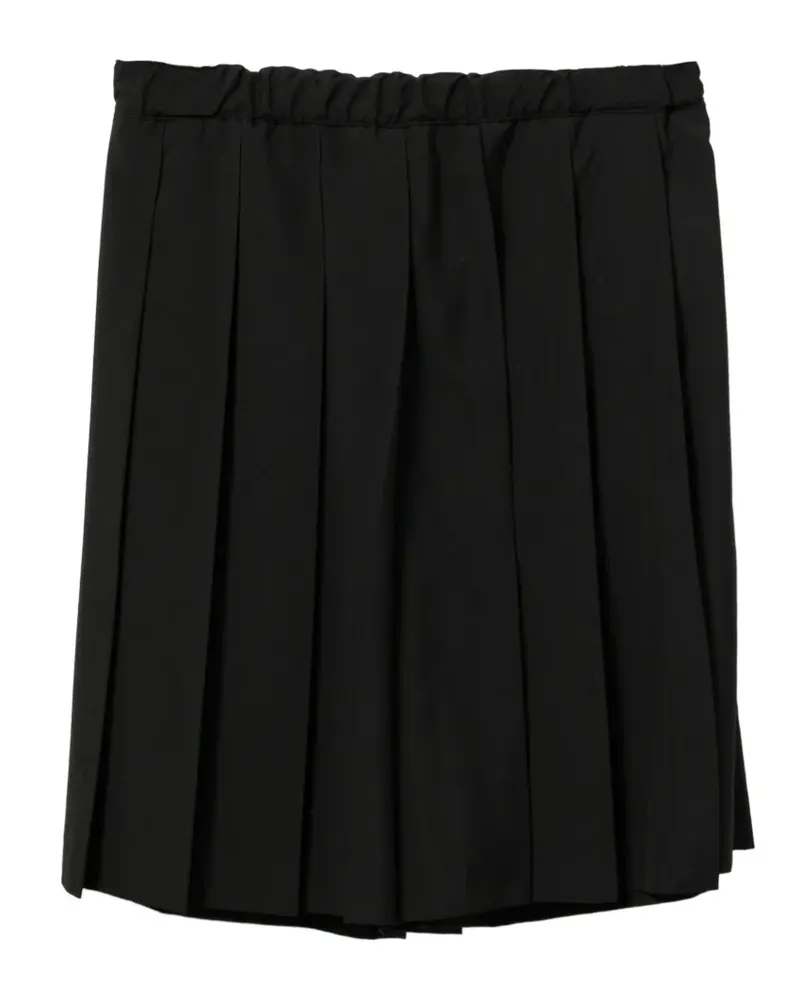 Comme des Garçons Shorts mit Bundfalten - Schwarz Schwarz