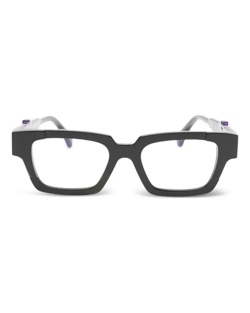 KUBORAUM rectangle frame glasses - Schwarz Schwarz