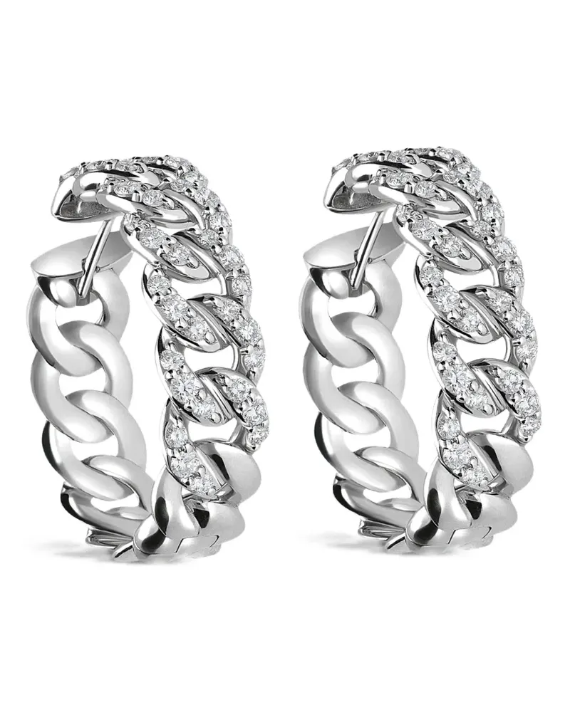 LEO PIZZO 18kt Weißgoldring mit Diamanten - Silber Silber