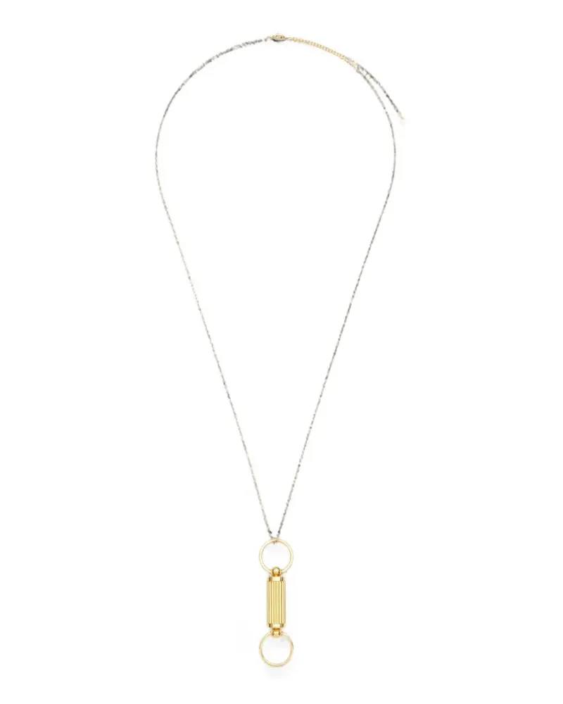AMI Paris Halskette aus Messing mit Anhänger - Gold Gold