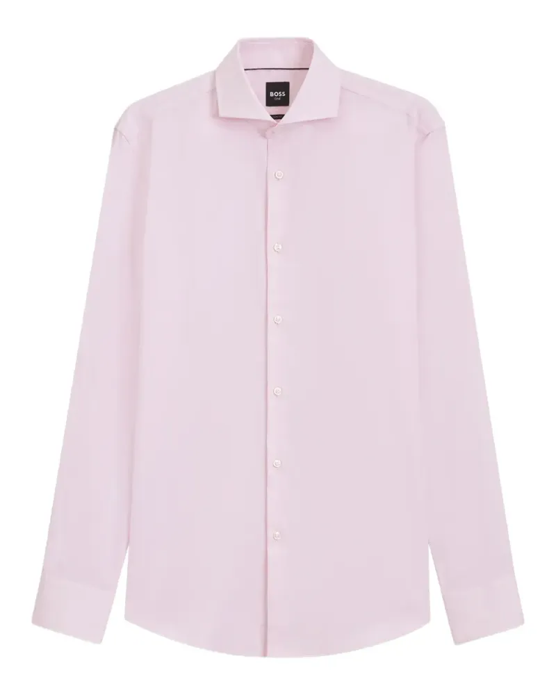 HUGO BOSS Schmales Hemd - Rosa Rosa