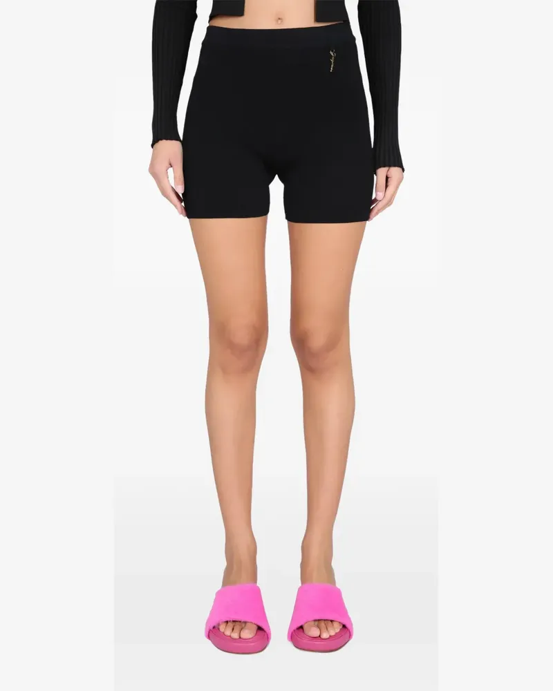 Jacquemus ribbed-knit shorts - Schwarz Schwarz