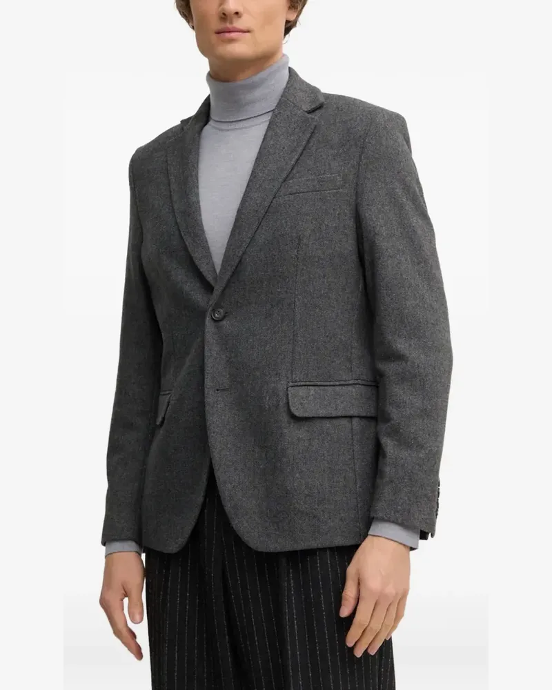 Benetton button-fastening blazer - Grau Grau