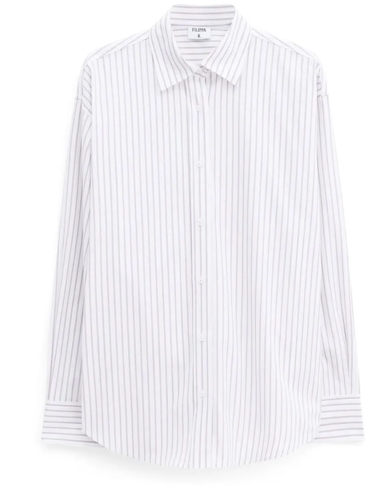 Filippa K Gestreiftes Hemd - Violett Violett