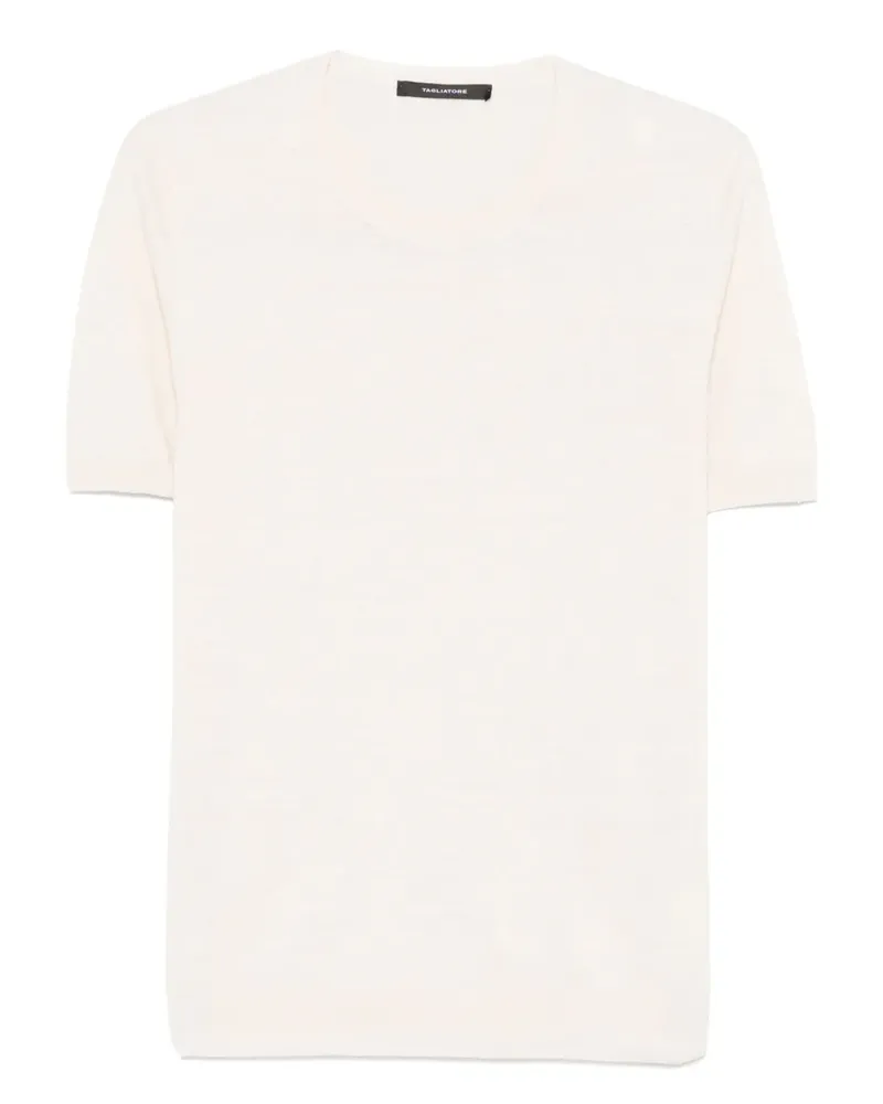 Tagliatore Gestricktes T-Shirt - Nude Nude