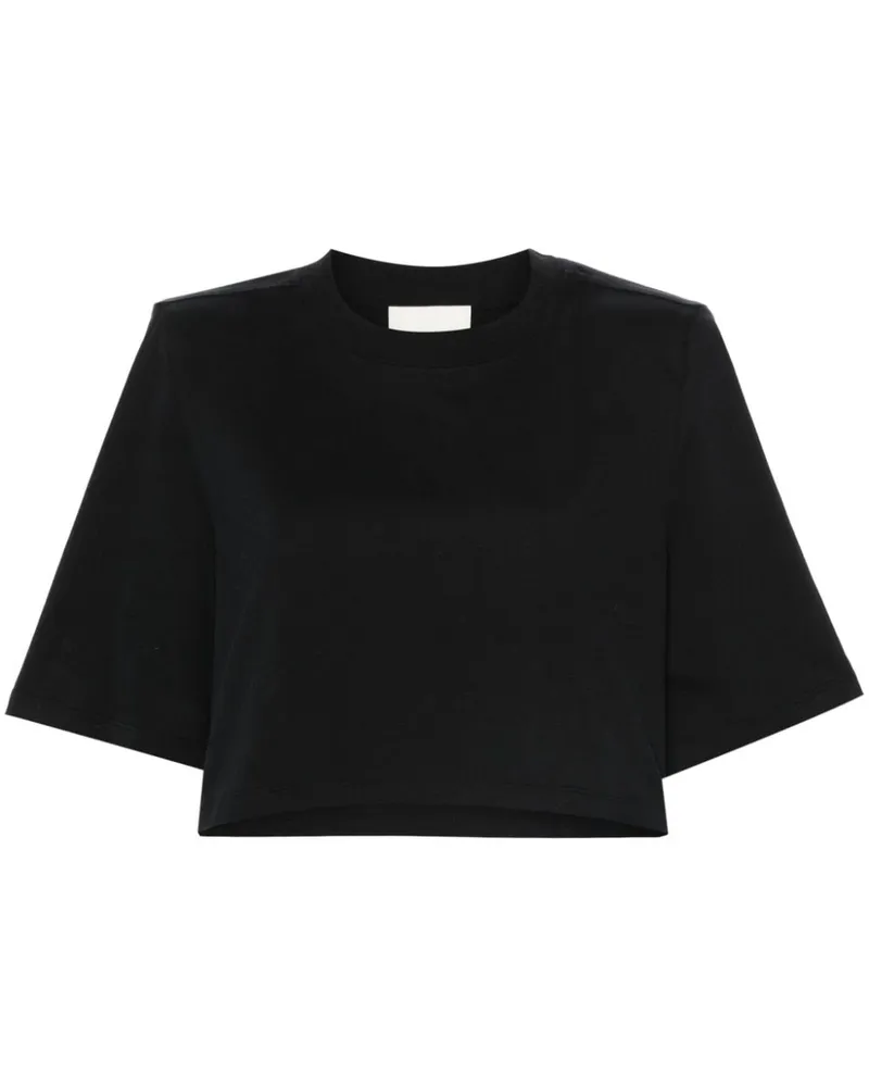 Isabel Marant Zaely T-Shirt mit Logo-Stickerei - Schwarz Schwarz