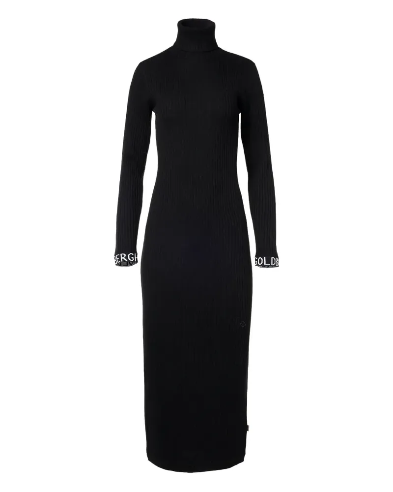 GOLDBERGH Mireille Midikleid mit Ärmeln - Schwarz Schwarz