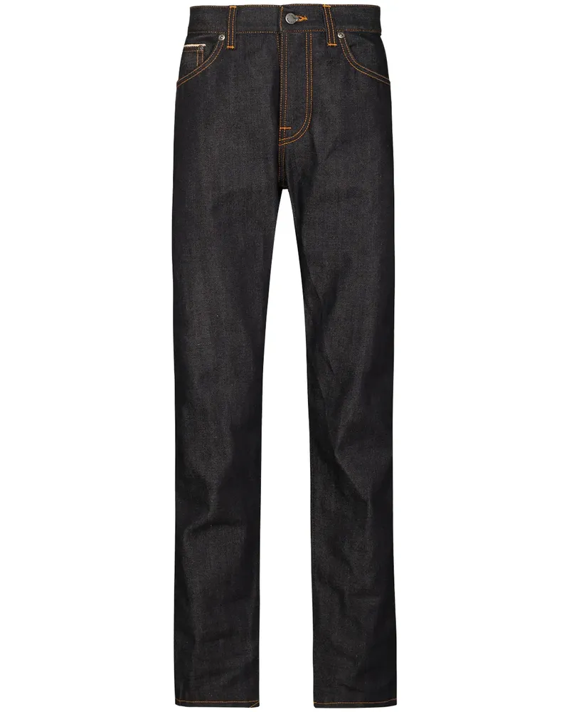 Nudie Jeans Steady Eddie II Straight-Leg-Jeans - Blau Blau