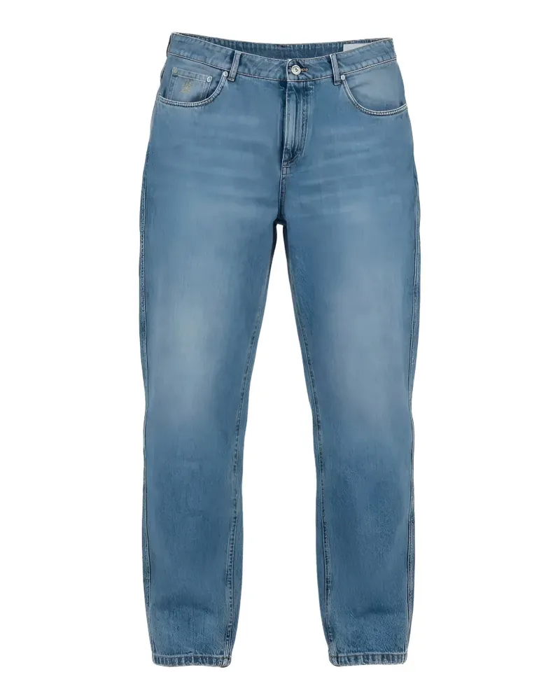 Brunello Cucinelli Geknöpfte Jeans - Blau Blau