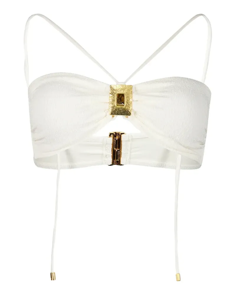 ViX Firenze Liza Bikinioberteil - Weiß Weiß