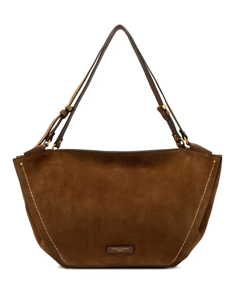 Gianni Chiarini Bloom Tote Bag aus Wildleder - Braun Braun