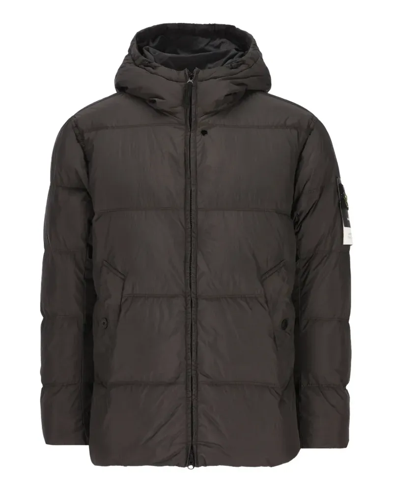 Stone Island Crinkle Reps NY padded jacket - Grau Grau
