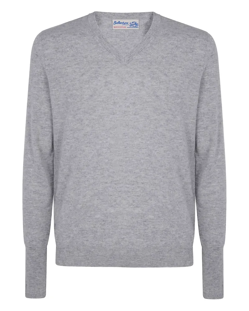 Ballantyne v-neck cashmere sweater - Grau Grau
