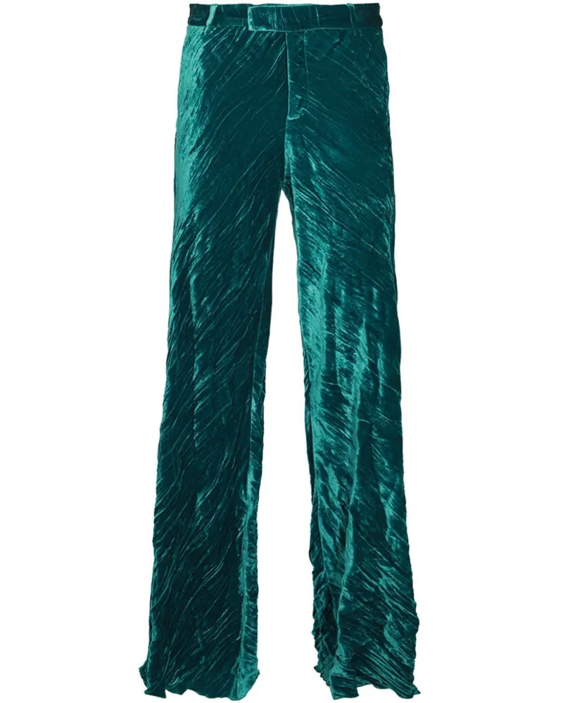 Etro Hose aus Samt - Grün Grün