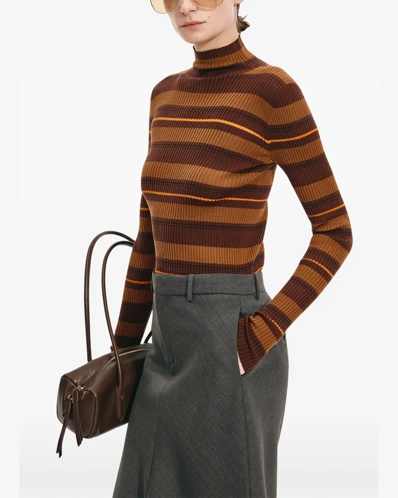 JNBY Gestreifter Pullover - Braun Braun