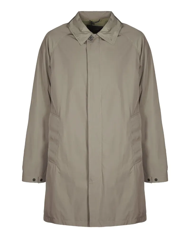 Paltò button military grey coat - Grau Grau