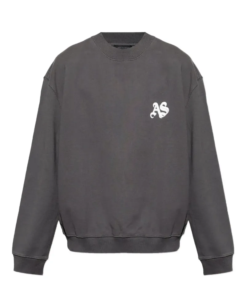 AllSaints Icon Sweatshirt - Schwarz Schwarz