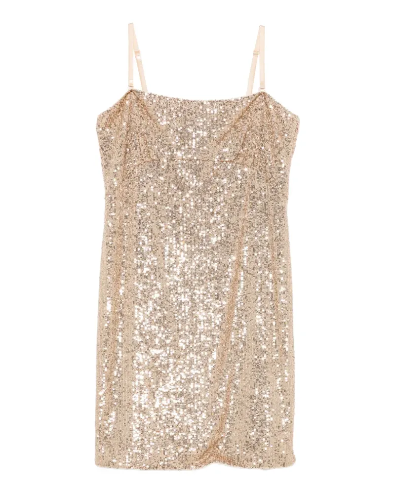 Just Cavalli sequinned mini dress - Gold Gold