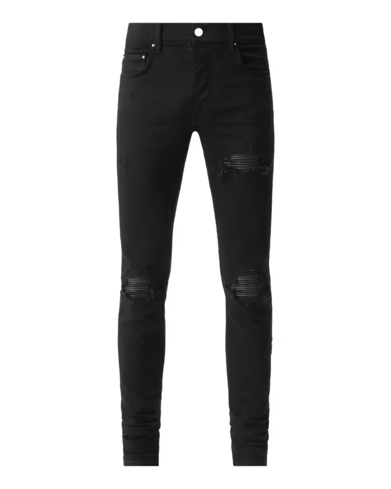 Amiri MX1 Skinny-Jeans im Distressed-Look - Schwarz Schwarz